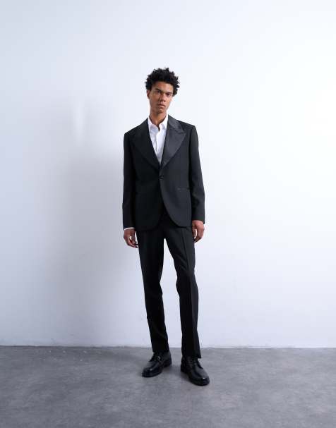 Topman - Sort smoking i Slim Fit - view 1