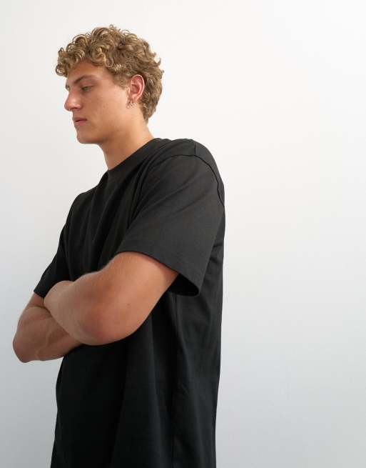 Topman - Sort T-shirt med afslappet pasform, 5 af 7