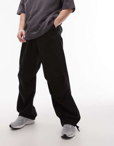 Topman - Sorte bukser i forvasket twill - view 1