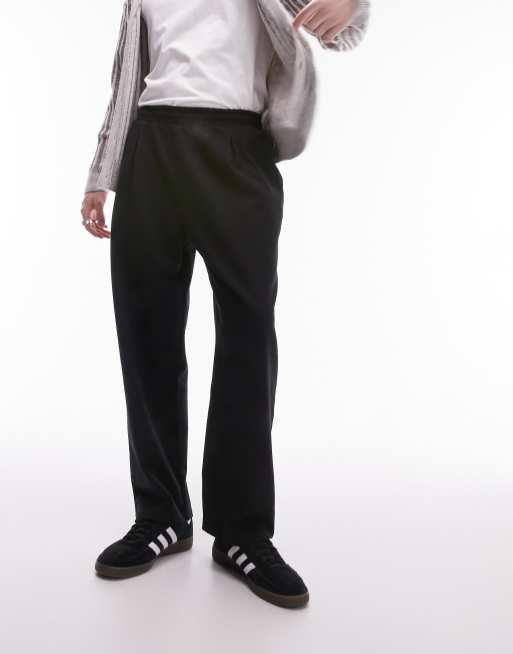 Topman - Sorte sweat-joggingbukser i baggy fit