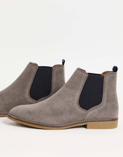 Bottines homme simili cuir