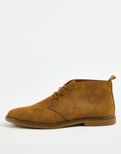 Topman – Spark – Bruna chukkaboots i mockaimitation
