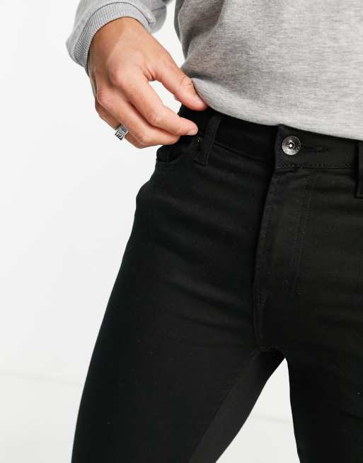 Topman spray on jeans in stay black , 4 of 4
