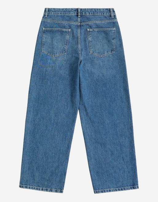 Topman stive baggy-fit jeans i mellemvask, 7 af 7
