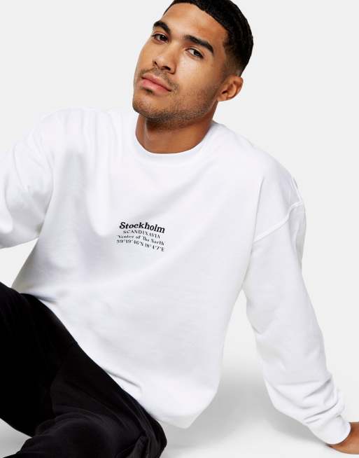 Topman white jumper store