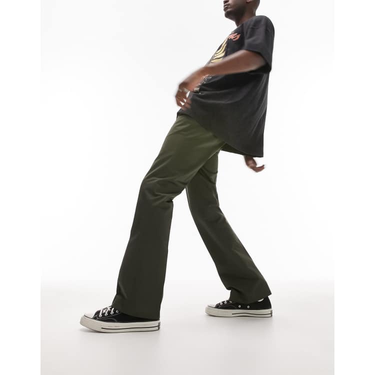 AnyWear Flare Pants - Olive Green