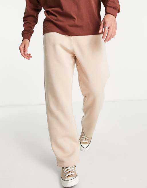 Topman straight leg jogger in camel ASOS