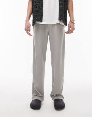TOPMAN STRAIGHT LEG OTTOMAN SWEATPANTS 