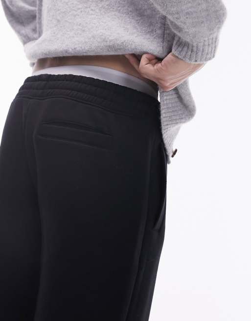Topman straight leg sweatpants in black, 2 of 5