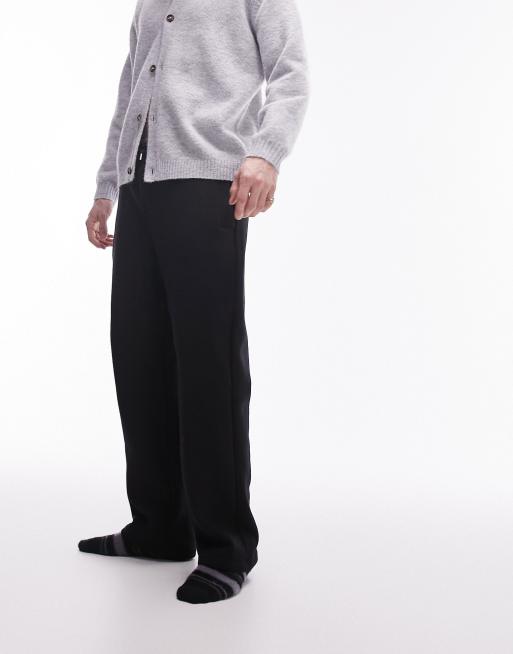 Topman straight leg trackies in black, 3 of 5