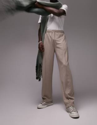 mens beige tracksuit bottoms