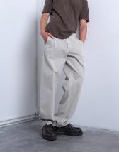 Topman straight leg twill elasticated waist trouser in stone