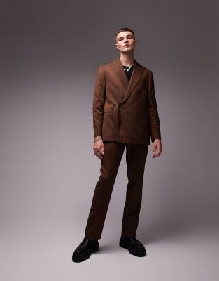 herringbone suit pants