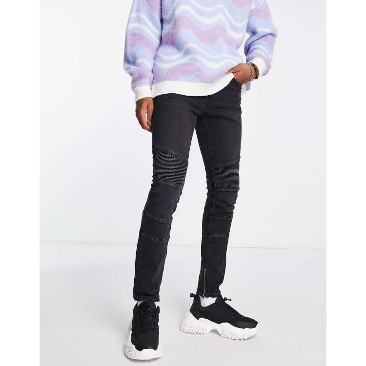 Pacsun black hot sale biker jeans