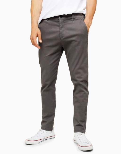 Mens hot sale charcoal chinos