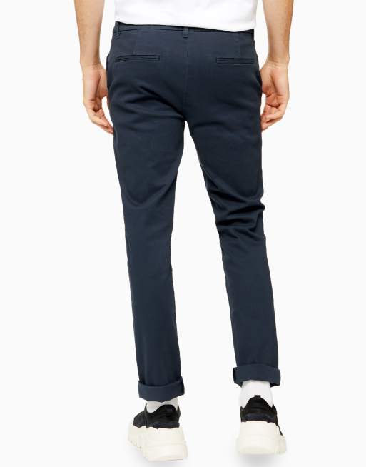 Topman blue sale chinos