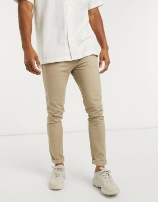 stone stretch skinny chinos