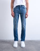 Topman stretch skinny jean in mid wash
