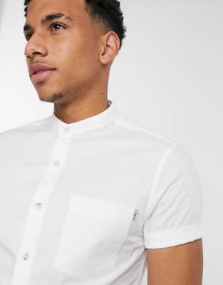topman stretch skinny shirt