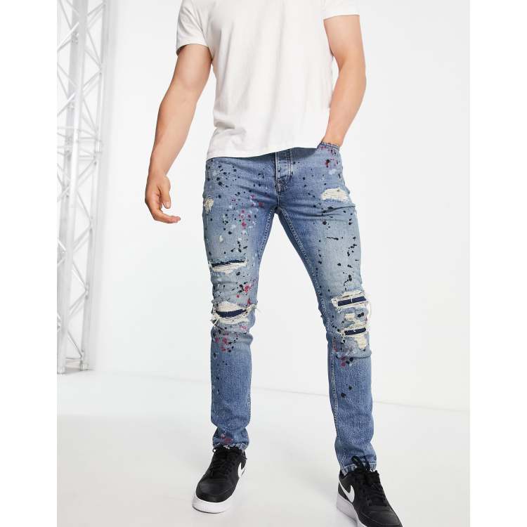 Paint on sale jeans men