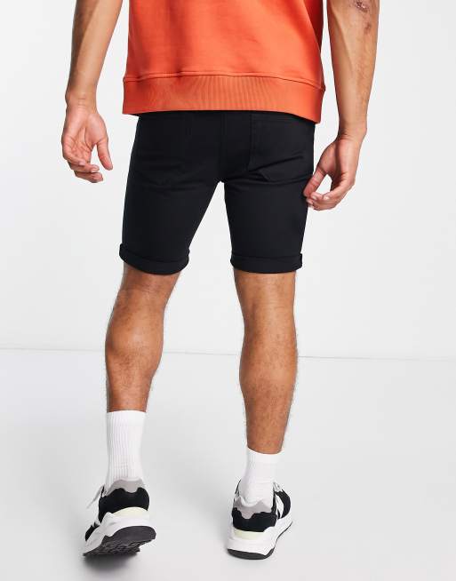 Black store skinny shorts