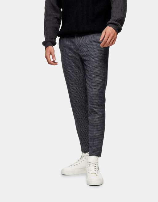 Grey Stretch Wool Jogger