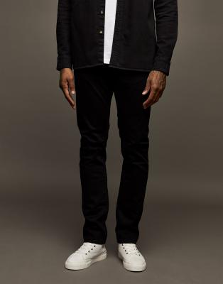 Topman stretch slim jeans in black