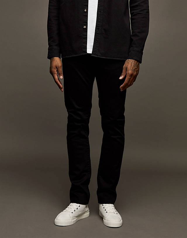 Topman - stretch slim jeans in black