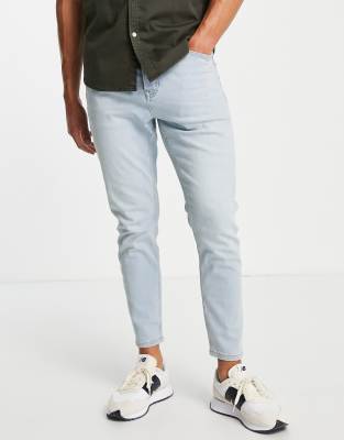 topman stretch tapered jeans