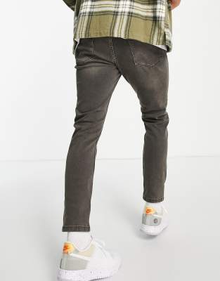 topman stretch tapered jeans