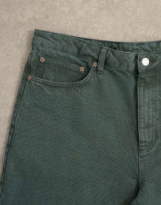 Topman - Stugge baggy jeans in groen, 5 van 7