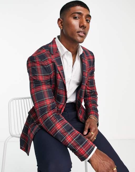 Topman 2025 plaid suit