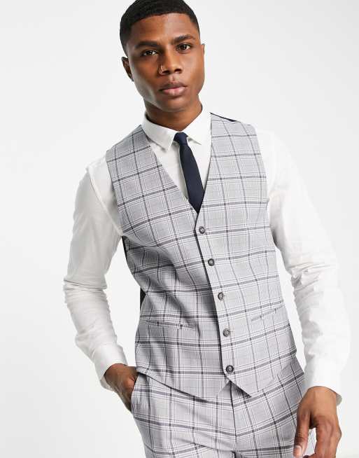 Waistcoat in checks sale