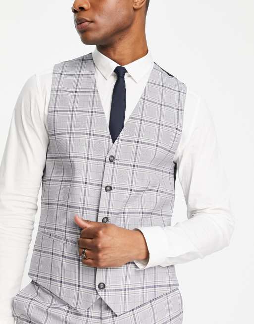 Waistcoat in outlet checks