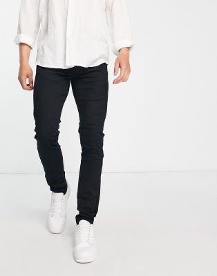 Topman super skinny chino pants in black | ASOS