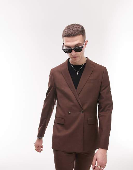 Double breasted suit one on sale button