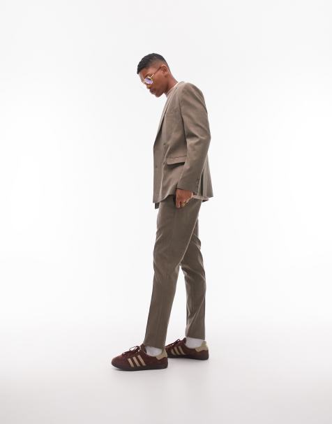 Mens linen suit on sale trousers