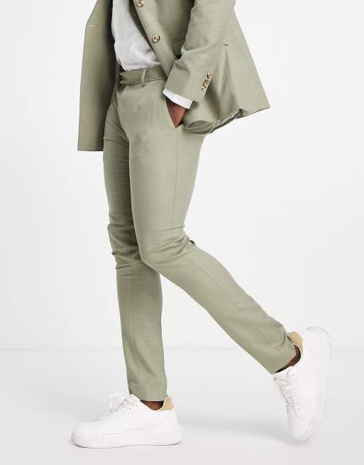 Topman - Super skinny pantalon in lichtgroen