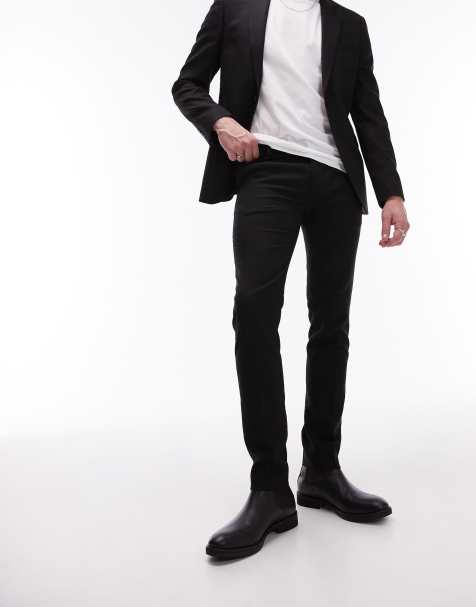 Mens smart casual on sale trousers