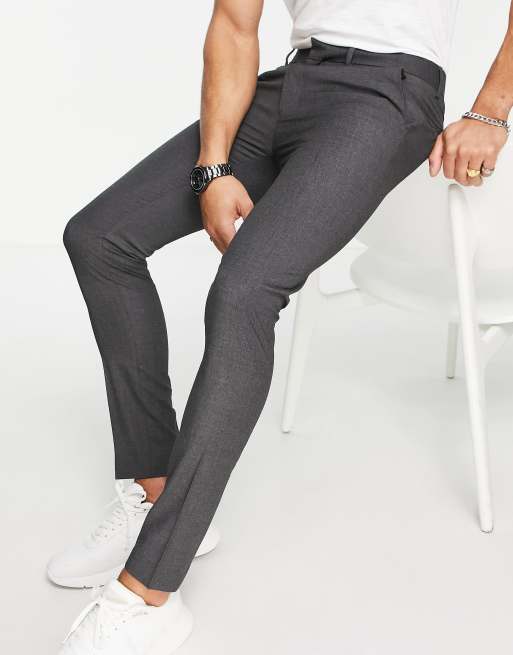 Super skinny hot sale charcoal trousers