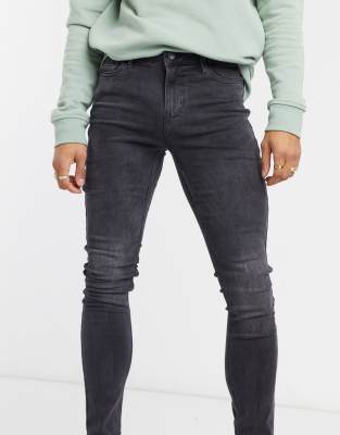 topman black super spray on jeans