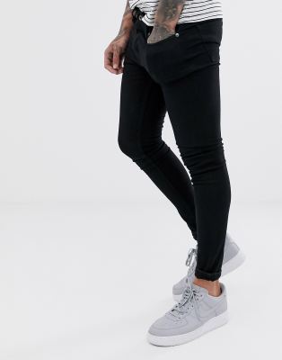 topman black spray on skinny jeans