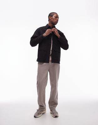 Topman - Surchemise à manches longues - Noir