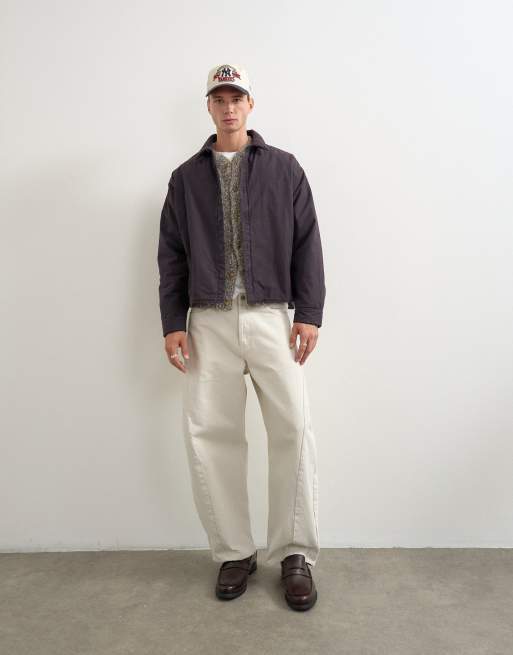 Topman surchemise matelassée coupe oversize bleu marine, 4 de 5