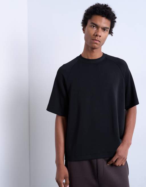 Topman – Svart, kort t-shirt med raglanärmar, 2 av 5