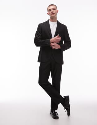 Topman – Svart kostym med smal passform - view 1