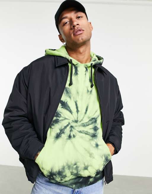 Topman – Svart oversized tränarjacka