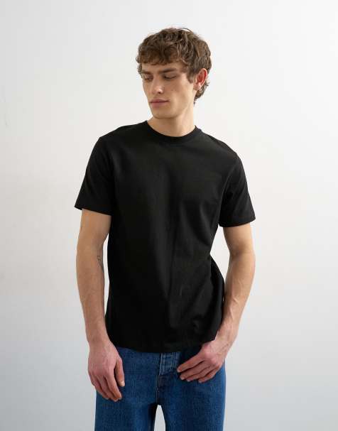 Topman – Svart t-shirt med klassisk passform - view 1