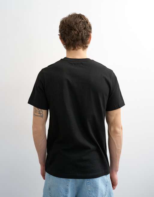 Topman – Svart, vit, marinblå, olivgrön och ljusbeige, klassisk t-shirt, 5-pack , 3 av 5