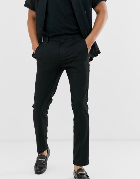 Topman – Svarta finbyxor i extra smal passform - view 1